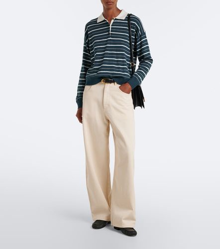Pullover polo Kaelin in cotone a righe - Velvet - Modalova
