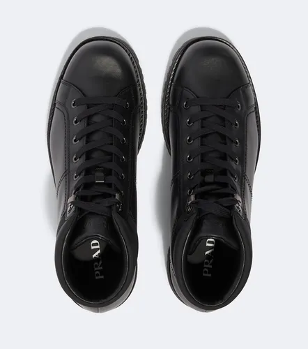 Prada Leather lace-up boots - Prada - Modalova