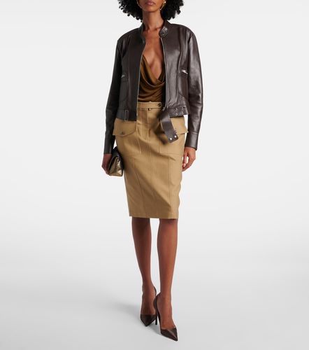 Tom Ford Giacca in pelle - Tom Ford - Modalova