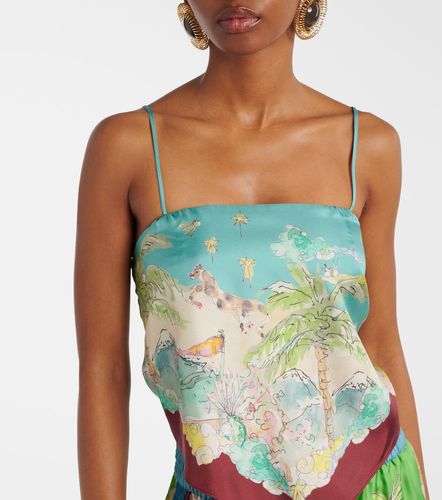 Alemais Daria printed silk top - Alemais - Modalova