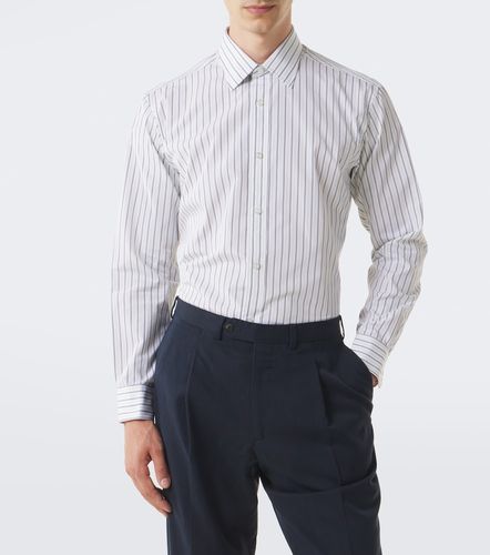 Camicia in popeline di cotone a righe - Charvet - Modalova