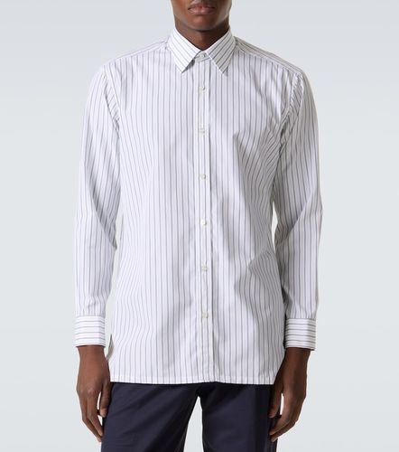 Camisa de popelín de algodón a rayas - Charvet - Modalova