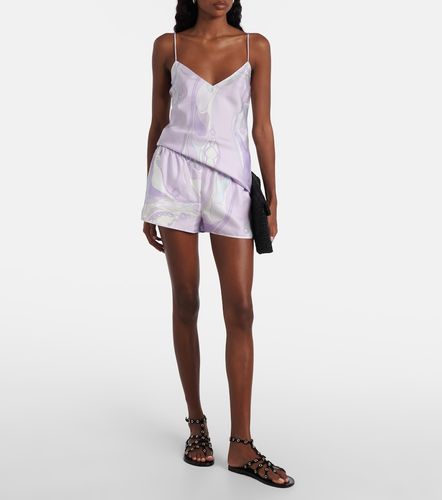 Camisole Orchidee in raso di seta - Pucci - Modalova