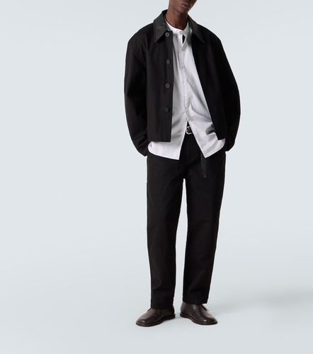 X Aaron Levine Nick striped cotton shirt - Studio Nicholson - Modalova