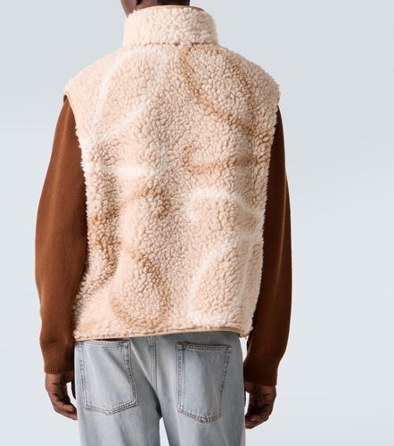 Weste aus Teddyfleece mit Leder - Loewe - Modalova