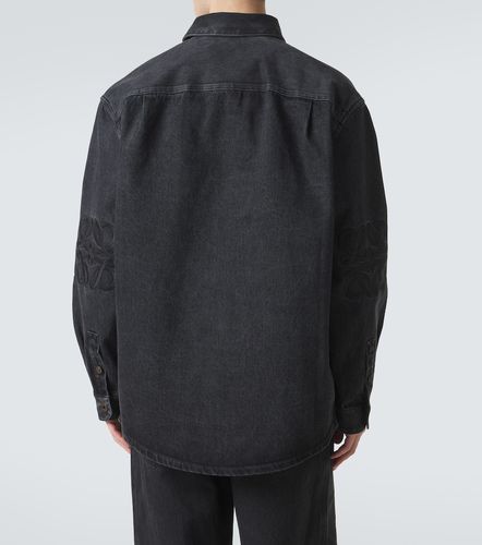 Sobrecamisa de denim con anagrama - Loewe - Modalova