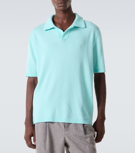 Wool and cashmere polo sweater - Allude - Modalova