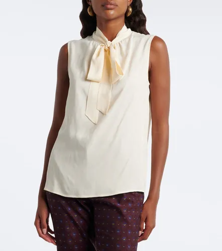 Paisley jacquard crepe de chine top - Etro - Modalova