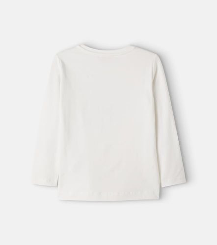Camiseta en mezcla de algodón estampada - Monnalisa - Modalova