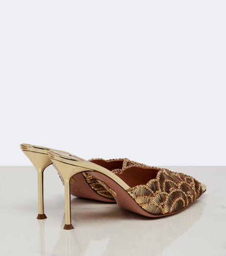 Ce Soir embellished leather mules - Aquazzura - Modalova