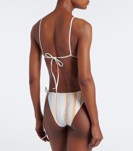 Pernille striped triangle bikini top - SIR - Modalova