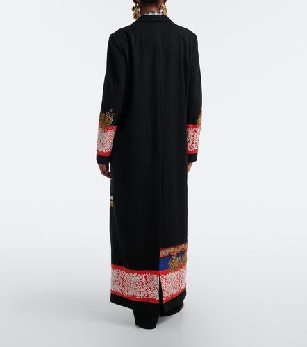 Embellished wool coat - Dries Van Noten - Modalova