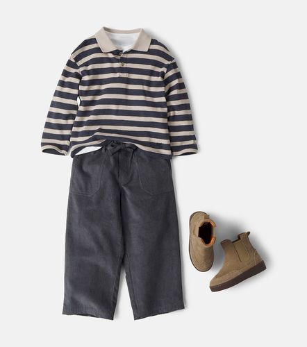 Polo Fred de jersey de algodón a rayas - Wheat - Modalova
