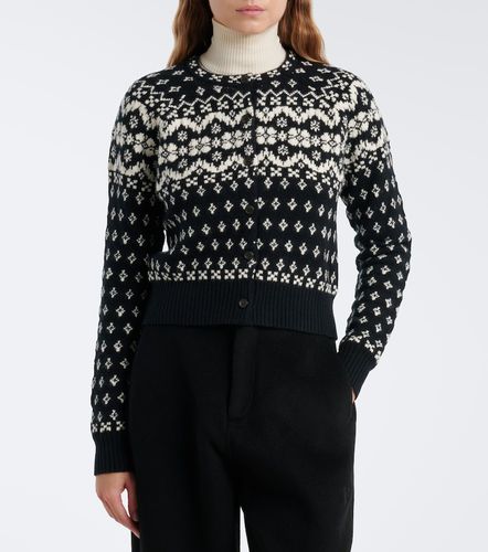 Cardigan in lana, cotone e alpaca jacquard - Polo Ralph Lauren - Modalova