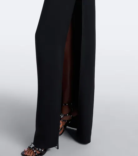 Feather-trimmed one-shoulder gown - Dolce&Gabbana - Modalova