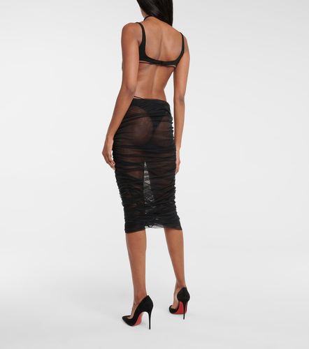 Abito midi in jersey con cut-out - Mugler - Modalova