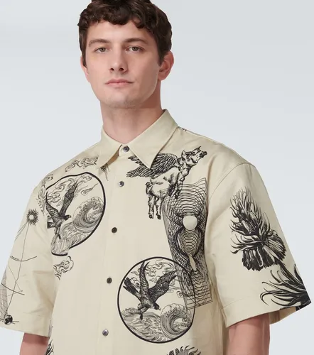 Camisa Cassidye de popelín de algodón estampada - Dries Van Noten - Modalova
