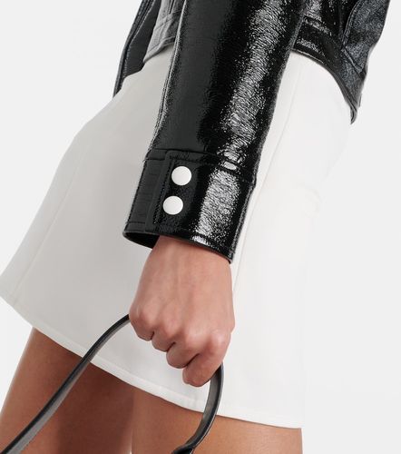 Reedition cropped vinyl jacket - Courreges - Modalova