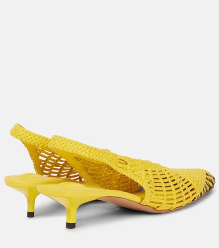Cubisto Banane 35 leather slingback pumps - Jacquemus - Modalova