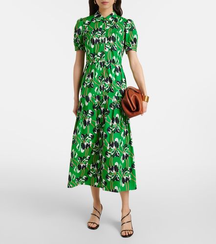 Vestido largo Jonah de algodón estampado - Diane von Furstenberg - Modalova