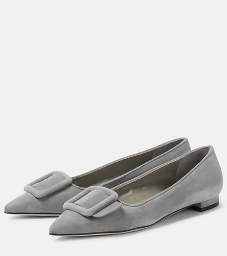 Bailarinas Maysalepumpflat de ante - Manolo Blahnik - Modalova
