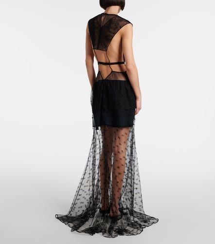 Abito lungo in pizzo - Stella McCartney - Modalova