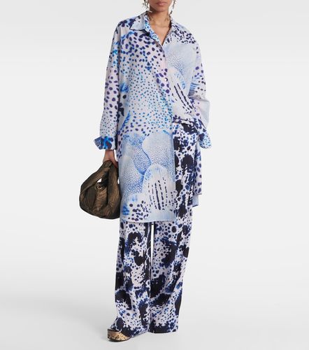 Camicia in voile di cotone con stampa - Dries Van Noten - Modalova