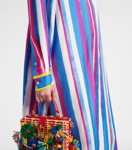Caftán de seda a rayas - Dolce&Gabbana - Modalova