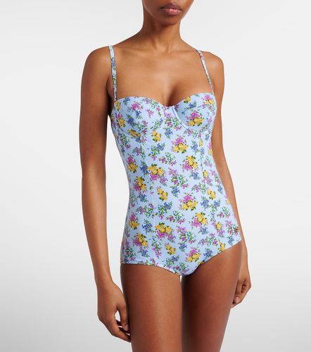Costume intero con stampa floreale - Dolce&Gabbana - Modalova