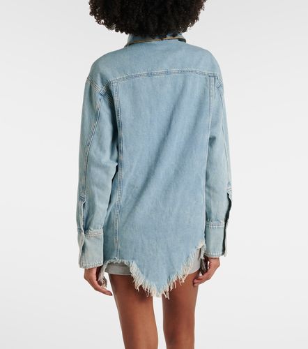 Giacca camicia di jeans con ricamo - Blumarine - Modalova