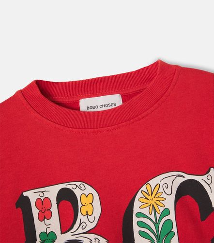 Sudadera Spring Letters de algodón estampada - Bobo Choses - Modalova