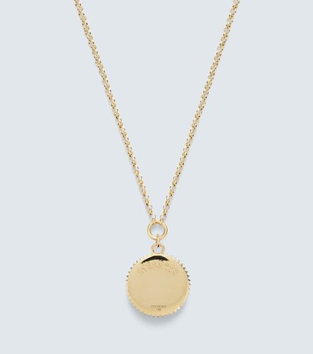 Collar con colgante Strength de oro de 18 ct con diamante - FoundRae - Modalova