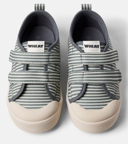 Zapatillas Bobbie de lona a rayas - Wheat - Modalova