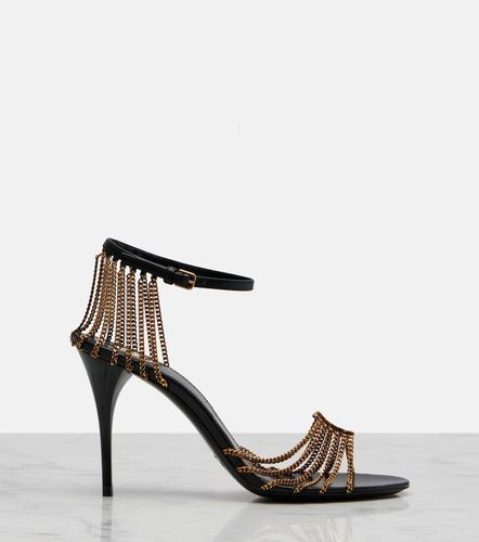 Babylone 90 leather sandals - Saint Laurent - Modalova