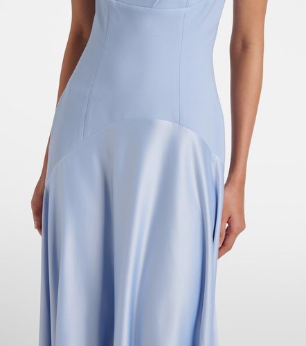 Abito lungo Gabriela in crêpe e satin - Solace London - Modalova