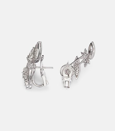 Pendientes Y-Couture de oro blanco de 18 ct con diamantes - Yeprem - Modalova