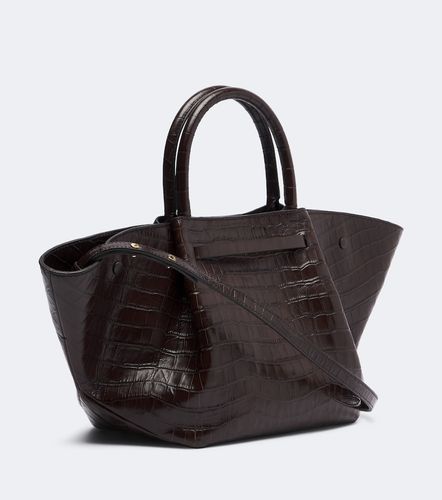 New York Midi croc-effect leather top-handle bag - DeMellier - Modalova