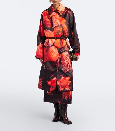 Abrigo floral con cinturón - Dries Van Noten - Modalova