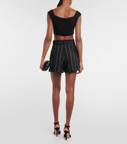 Kudebi pinstripe wool shorts - The Mannei - Modalova