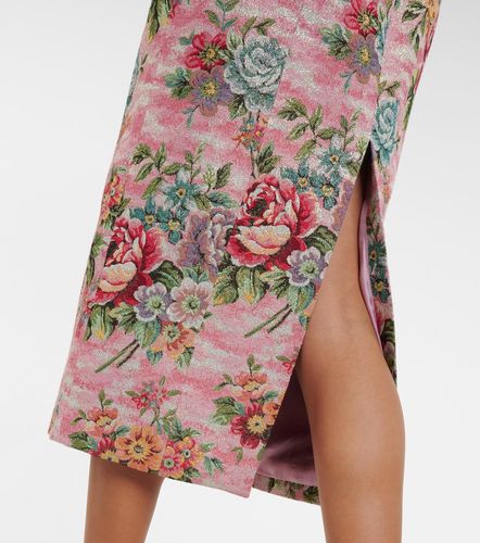 Abito midi bustier con stampa floreale - Markarian - Modalova