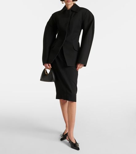 La Jupe Bari virgin wool midi skirt - Jacquemus - Modalova