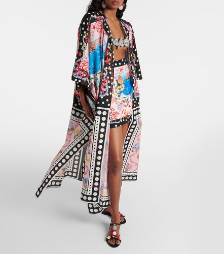Caftán Capri de algodón estampado - Dolce&Gabbana - Modalova