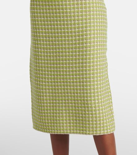 Knitted checked pencil skirt - Tory Burch - Modalova