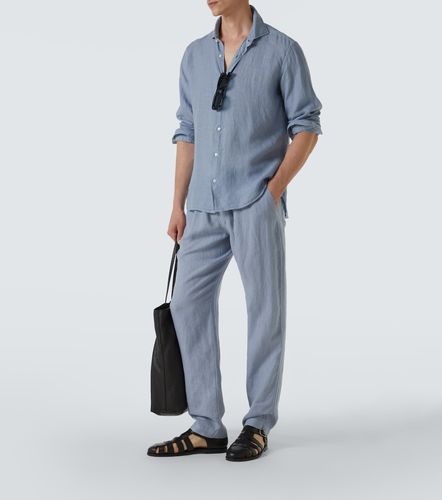 Thom Sweeney Linen straight pants - Thom Sweeney - Modalova