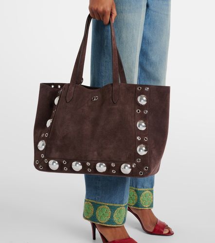 Nellcote Medium studded suede shopper - Valentino Garavani - Modalova