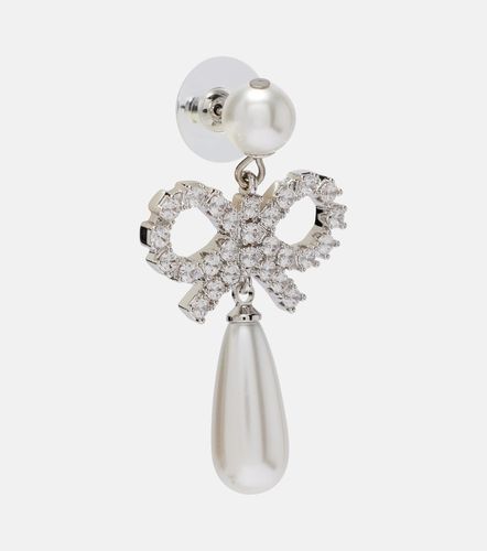 Faux pearl drop earrings - Self-Portrait - Modalova