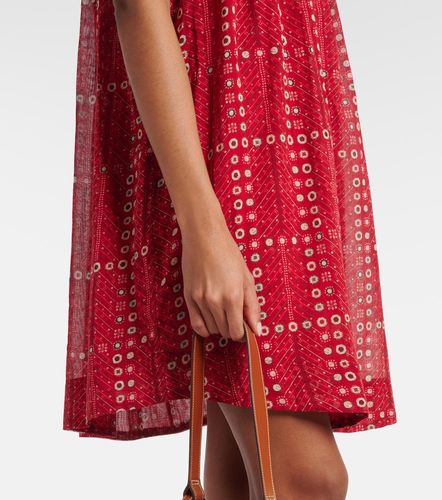 Vestido corto Leazali de algodón estampado - Marant Etoile - Modalova