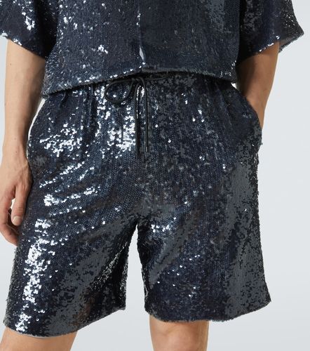 Sequined Bermuda shorts - Dries Van Noten - Modalova
