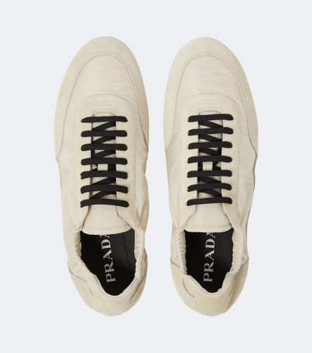 Collapse Re-Nylon and suede sneakers - Prada - Modalova
