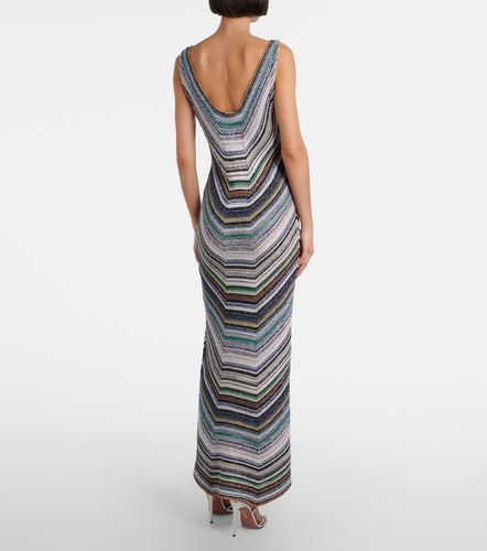 Abito lungo con lamé a righe - Missoni - Modalova